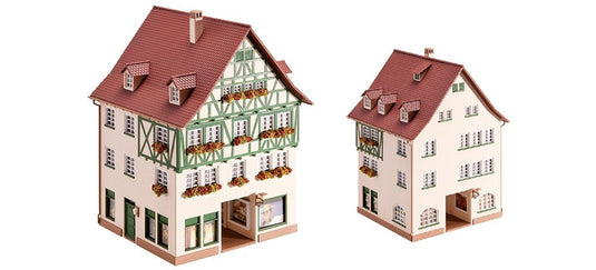 HOゲージ 鉄道模型ストラクチャー Faller 通路付き街の家 City house with passage