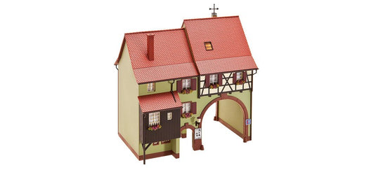 HOゲージ 鉄道模型 Faller City house Niederes Tor