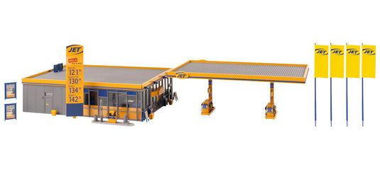 HOゲージ 鉄道模型 Faller ファラー JET ガソリンスタンド Petrol station JET
