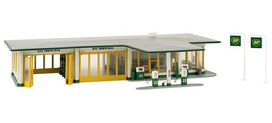 HOゲージ 鉄道模型 Faller ファラー 大型BPガソリンスタンド Large BP gas station