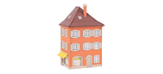 HOゲージ 鉄道模型ストラクチャー Faller Corner house with post office Era II