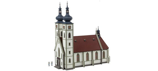 HOゲージ 鉄道模型 Faller ファラー 町の教会 Town church