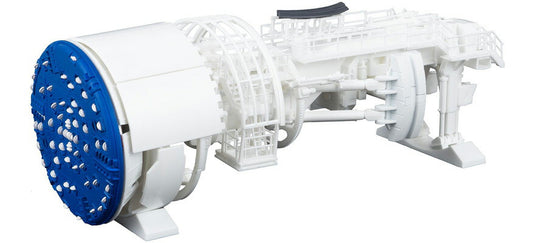 HOゲージ 鉄道模型 ファーラー Faller 建設中のトンネルボーリングマシン tunnel boring machine under construction