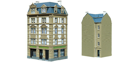 HOゲージ 鉄道模型 Faller ファラー 角の家 ゲーテ通り62番地 Town corner house Goethestrasse 62