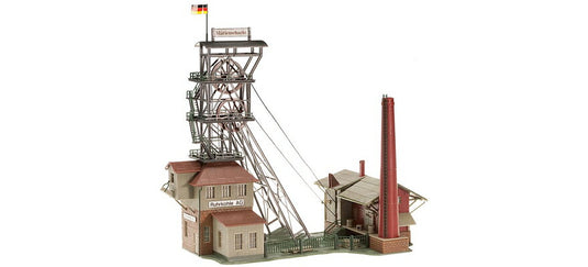 HOゲージ 鉄道模型 Faller ファーラー 鉱山用立坑櫓 Marienschacht Mine headgear