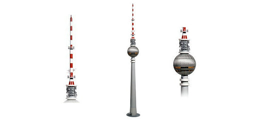 HOゲージ 鉄道模型 Faller ファラー ベルリン アレクサンダー広場 テレビ塔 Berlin Alexanderplatz TV Tower