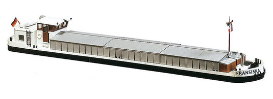 HOゲージ 鉄道模型ストラクチャー Faller River cargo boat with dwelling cabin