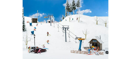 HOゲージ 鉄道模型 Faller ファラー 売店付きトウリフト Tow lift with kiosk