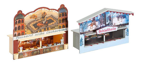 HOゲージ 鉄道模型ストラクチャー Faller フェラー ミッドウェイ屋台 Midway booths
