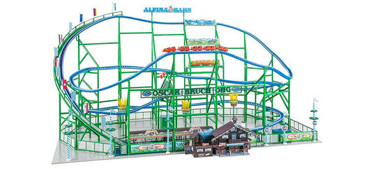 HOゲージ 鉄道模型 Faller ファラー ローラーコースター アルピナ バーン Era VI Roller coaster Alpina-Bahn Epoch VI
