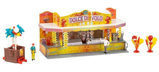 HOゲージ 鉄道模型 Faller Candy stall and balloon artist