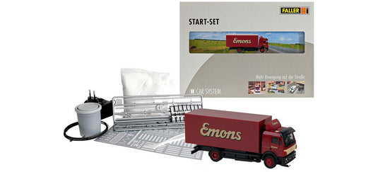 HOゲージ 車両 Faller ファラー カーシステム スタートセット MB SK トラック エモンス Car System Start Set MB SK Lorry Emons