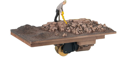 HOゲージ 鉄道模型 Faller ファラー construction worker with compressor