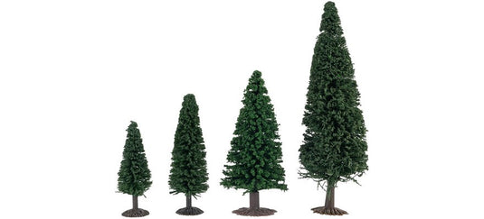 鉄道模型アクセサリー Faller モミの木100本セット アソート 100 fir trees sorted
