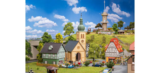 HOゲージ 鉄道模型 Faller ファラー 村の生活アクションセット Village Life Action Set