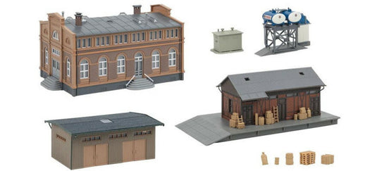 HOゲージ 鉄道模型 Faller ファラー 貨物取扱いプロモーションセット Promotional set for freight handling