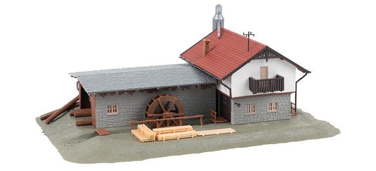 HOゲージ 鉄道模型ストラクチャー Faller Sawmill, monthly model March