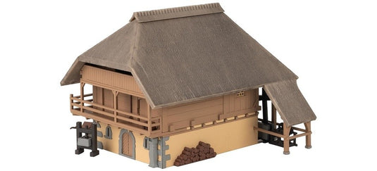 HOゲージ 鉄道模型ストラクチャー Faller Warehouse with fruit press