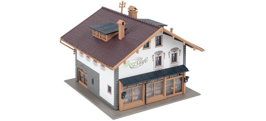 HOゲージ 鉄道模型 Faller Alpine house with cafe