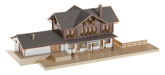 Nゲージ 鉄道模型 Faller シュヴァルツァッハ駅 Schwarzach station