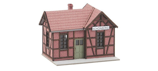 Nゲージ 鉄道模型ストラクチャー Faller Schoenberg Wayside station, Period II