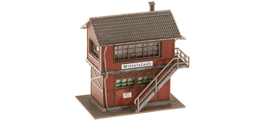 Nゲージ 鉄道模型ストラクチャー Faller Mittelstadt signal box kit