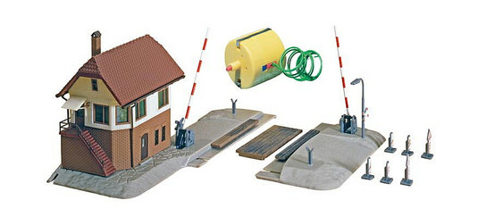 Nゲージ 鉄道模型 Faller ファラー Level crossing with signal tower