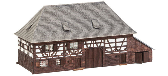 Nゲージ 鉄道模型 Faller ファラー クエルンバッハの農家 組み立てキット Kuernbach farmhouse kit