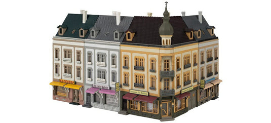Nゲージ 鉄道模型 Faller ファラー Row of townhouses on Schubertstrasse monthly model November
