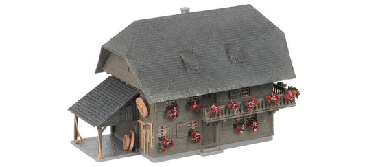 Nゲージ 鉄道模型 Faller Anniversary model watchmakers house with figure patinated model