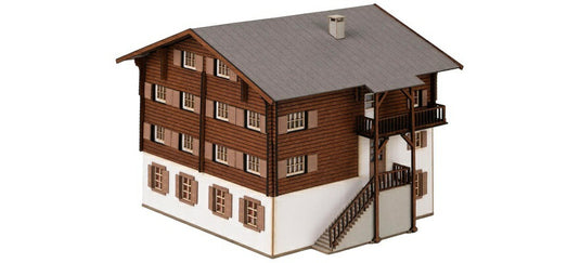 Nゲージ 鉄道模型 Faller ファラー アルペンハウス ラングヴィース レーザーカットキット Alpenhaus Langwies laser cut kit