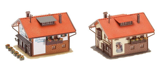 Nゲージ 鉄道模型 ストラクチャー Faller ファーラー Chemists and bakers