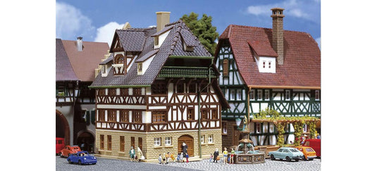 Nゲージ 鉄道模型 Faller Franken tudor house フランケン様式木組みの家