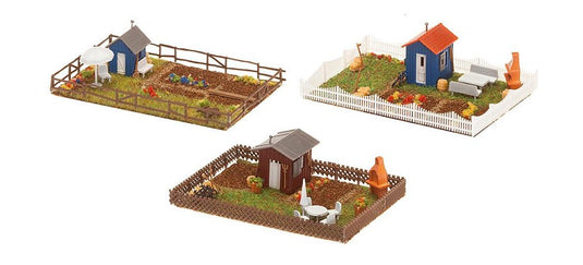 Nゲージ 鉄道模型ストラクチャー Faller Allotment garden set 2