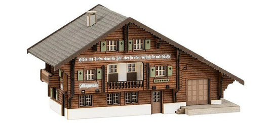 Zゲージ 鉄道模型 Faller ファラー Langwies train station laser cut kit