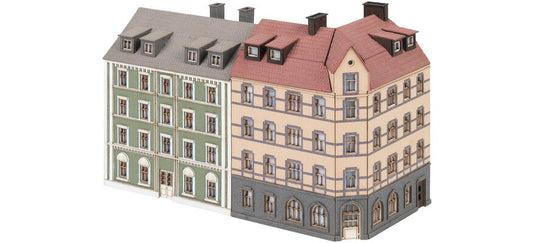 Zゲージ 鉄道模型 Faller ファラー タウンハウスの並び row of townhouses