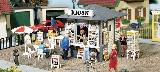 Gゲージ 鉄道模型 Faller ファラー スージーの雑誌売店 組み立てキット Susis magazine kiosk Kit