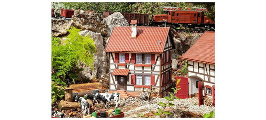 Gゲージ 鉄道模型 Faller ファラー 木組みの家 PolaG Half timbered house PolaG