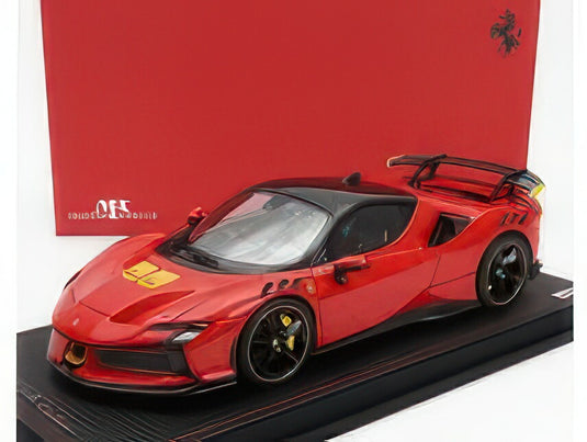 FERRARI SF90 XX STRADALE 2024 ROSSO SCUDERIA RED YELLOW BLACK/MR-MODELS 1/18ミニカー