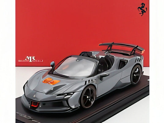 FERRARI SF90 XX STRADALE スパイダー 2024 グリジョナルド グレーオレンジブラック/ MR Collection 1/18 99台限定ミニカー