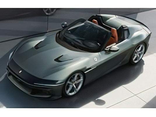 【予約】12月以降発売予定FERRARI - 12 CILINDRI V12 830cv SPIDER OPEN 2024 - VERDE TOSCANA - GREEN/MRコレクション 1/18ミニカー