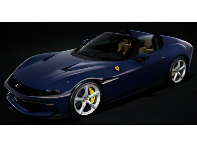 【予約】12月以降発売予定FERRARI - 12 CILINDRI V12 830cv SPIDER OPEN 2024 - BLU POZZI - BLUE/MRコレクション 1/18ミニカー