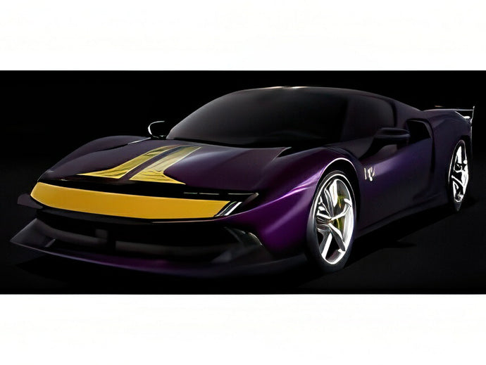 【予約】2026年発売予定FERRARI 849 TESTAROSSA ASSETTO FIORANO 2025 ショーケース付 VIOLETTO DINO パープル/イエロー/ MR Collection 1/18 99台限定ミニカー