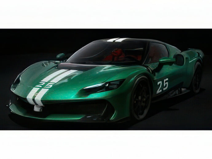 【予約】12月以降発売予定FERRARI 296 スペチアーレ N 25 2025 ヴェルデニュルブルクリンク グリーン ホワイト/ MR-MODELS 1/18 ミニカー