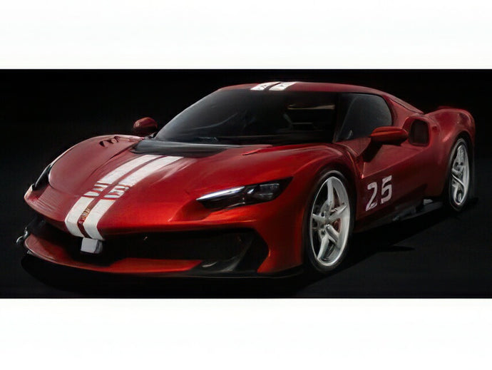 【予約】12月以降発売予定FERRARI 296 スペチアーレ N 25 2025 ロッソポルトフィーノ レッド ホワイト/ MR-MODELS 1/18 ミニカー