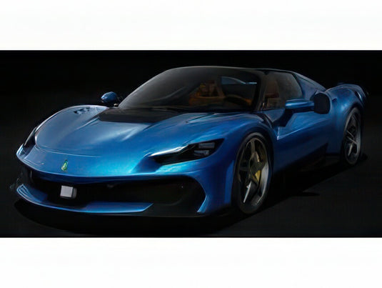【予約】12月以降発売予定FERRARI 296 スペチアーレ A スパイダー オープン 2025 ブルーコルサ ブルー ブラック/ MR-MODELS 1/18 ミニカー