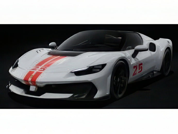 【予約】12月以降発売予定FERRARI 296 スペチアーレ A N 25 スパイダー オープン 2025 ビアンコアルティコ ホワイト レッド/ MR-MODELS 1/18 ミニカー