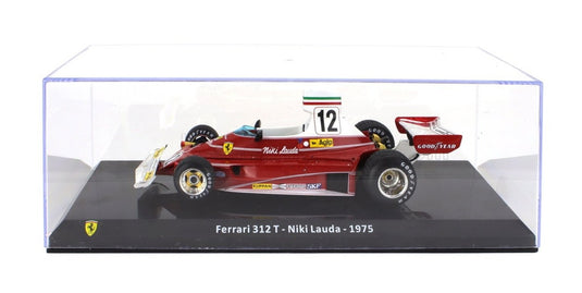 Ferrariフェラーリ F1 312T N 12 WORLD CHAMPION 1975 NIKI LAUDA RED WHITE LE-GRANDI-FERRARI-F1 COLLECTION / EDICOLA 1/24 ミニカー