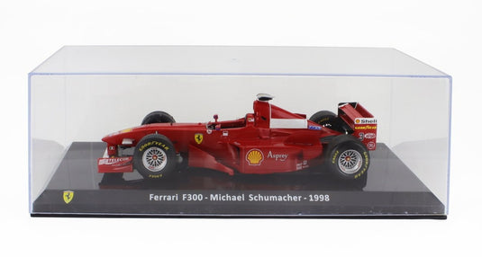 Ferrariフェラーリ F1 F300 N 3 1998 MICHAEL SCHUMACHER RED WHITE LE-GRANDI-FERRARI-F1 COLLECTION / EDICOLA 1/24 ミニカー