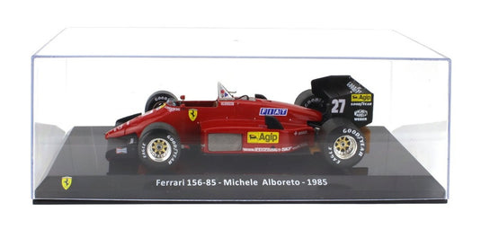 Ferrariフェラーリ F1 156 85 N 27 1985 MICHELE ALBORETO RED BLACK LE-GRANDI-FERRARI-F1 COLLECTION / EDICOLA 1/24 ミニカー